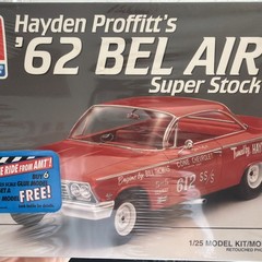 🚨AMT 1962🔔Bel Air🔔Super Stock🔥Hayden Proffitts🔥1/25 Model Factory Sealed