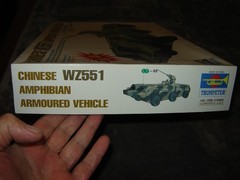 Trumpeter 02003 Model WZ551 AMPHIBIAN Box open 1/35 kit Factory sealed 1999