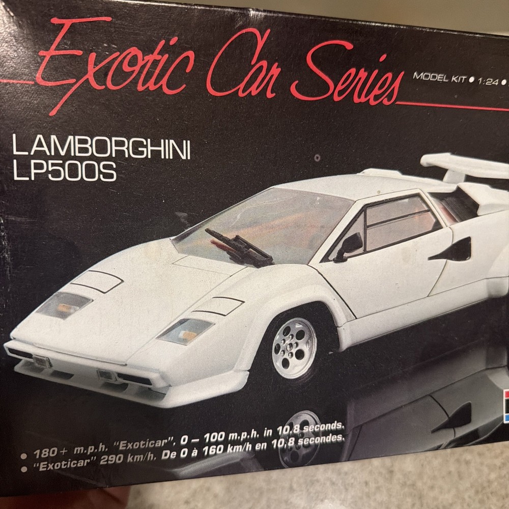 Monogram Excited Car Series Lamborghini LP500s 1/24 Open Box Sealed Parts