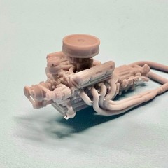 Ford 358 ci NASCAR Engine 1/25