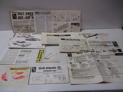 51 AMT, MPC, Monogram, and Revell Model Instructions