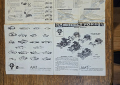 AMT Model Car Ford Model “T” Trophy Series Original Instruction Manual