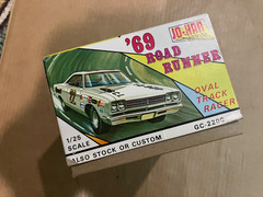 vintage Johan GC-2200 1969 Plymouth Road Runner Oval Track Racer 69 Road Runner