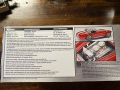 Monogram Shelby Cobra 427 S/C 1:24 Scale Plastic Model Kit Open Box Sealed Bags