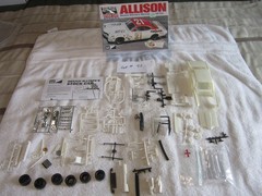 MPC MERCURY STOCK CAR DONNIE ALLISONS JUNKYARD PARTS LOT #93