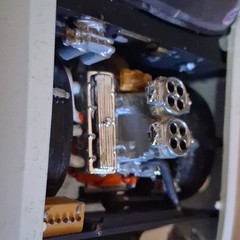 Chevrolet Chevelle White Dragster Diecast Drag Racing Car Model