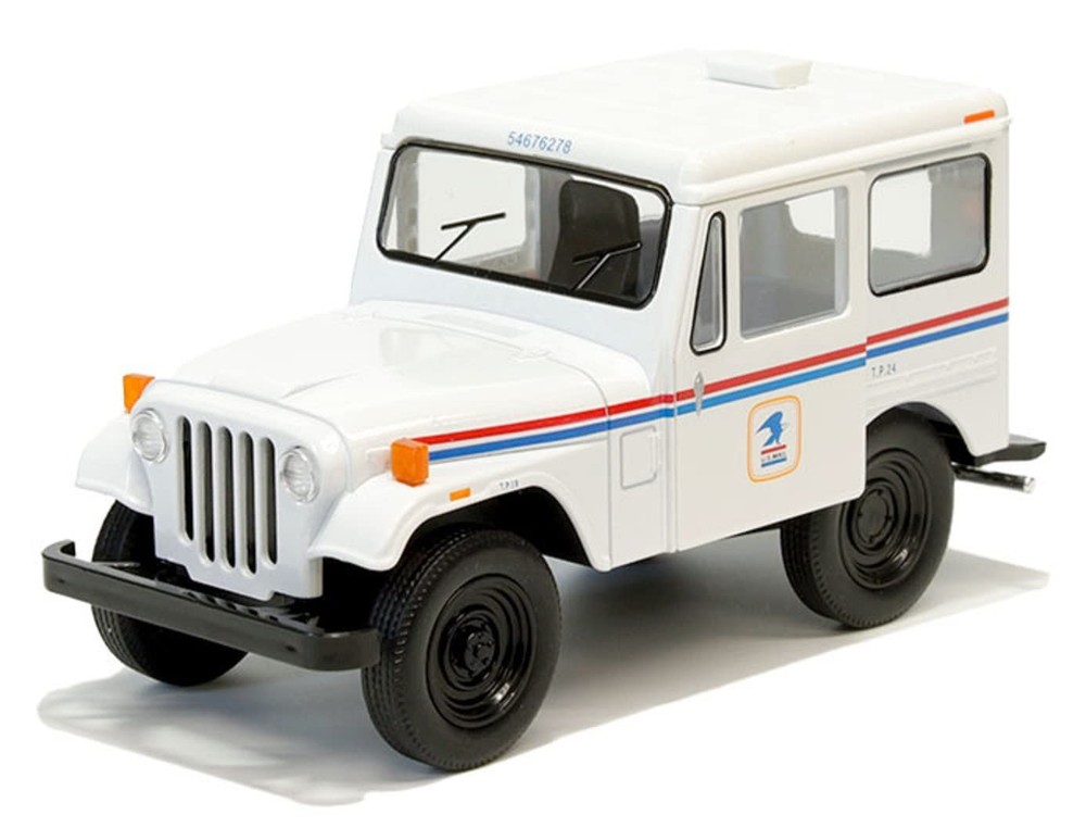 KiNSMART 5 inches (L) x 2 (W) x 2 (H), Usps White Mail Truck