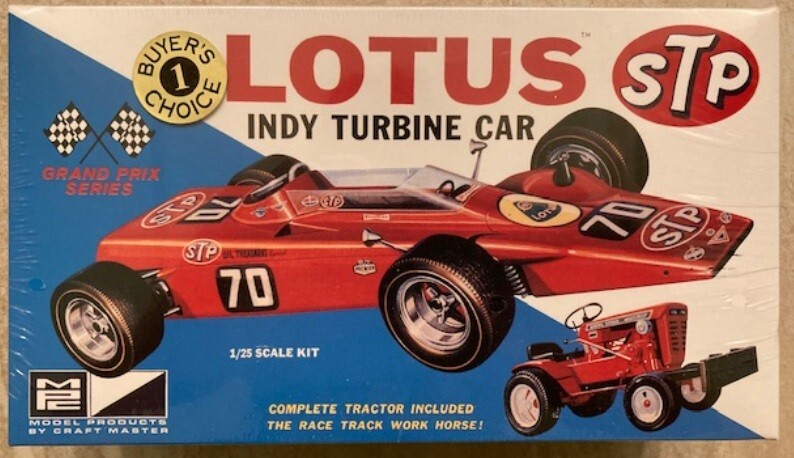 MPC Lotus STP Indy Turbine Car (Graham Hill) , 1/25 – FACTORY SEALED – MINT