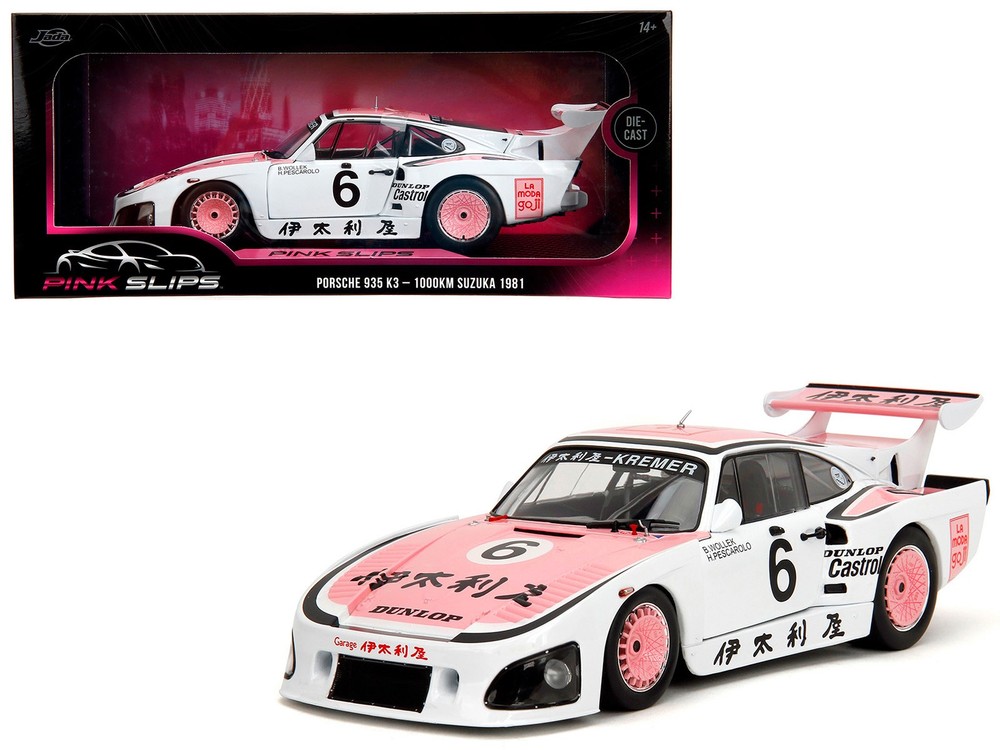 Jada 36386 1/18 Porsche 935 K3 #6 Bob Wollek – Henri Pescarolo Winner