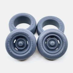 1/18 Resin 15 inch GM Rallye Wheels, BFGoodrich Radial T/A Tires, and Brake Set