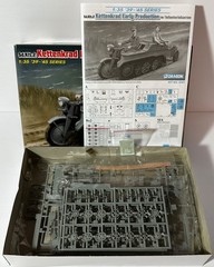 Dragon #6341 1/35 Scale Sd.Kfz. 2 Kettenkrad w/Infanteriekarren – Parts Sealed