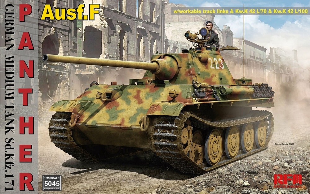 Rye Field Model RM-5045 1/35 German Medium Tank Sd.Kfz.171 Panther Ausf. F
