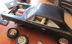 Monogram 1969 Dodge Super Bee 1/24 Lot of 2 Pro Street &Stock Built For Resto 69