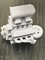 1/25 Ford Windsor Tunnel Ram Engine 12k 3D Printed