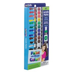 ArtSkills Premium Acrylic Paints, Arts and Crafts Supplies, Assorted Colors,