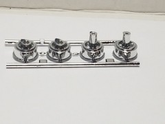 1977 Chevy Van CUSTOM 5 SPOKE MAG WHEELS from 1:25 AMT Model Kit 77 Chevrolet