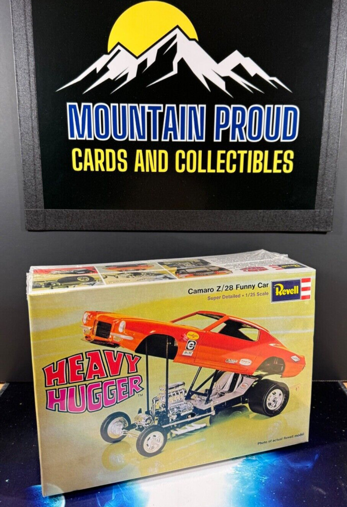 REVELL HEAVY HUGGER CHEVROLET CAMARO Z28 – 1:25 FUNNY CAR MODEL KIT – NEW SEALED