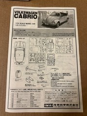 IMAI VOLKSWAGEN CABRIO 1/24 – Open Box Sealed Bags New