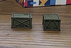 One 1/87 HO scale Sixcon potable water container, olive drab