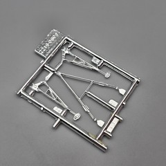 Revell 1/24 1966 66 Chevrolet Malibu SS Parts Kitbash Chrome Drag Suspension Arm
