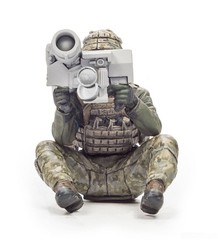 Hobby Fan HF771 1/35 Ukranian Tank Hunter FGM-148 Javelin Squad – 3 Figures Set