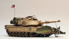 M1A1 Abrams Main Battle Tank Model Ashes to ashes