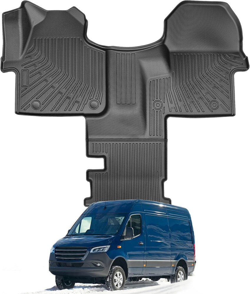 Custom Fit Floor Mats Compatible with 2019-2025 Mercedes Benz Sprinter Cargo Van