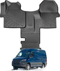 Custom Fit Floor Mats Compatible with 2019-2025 Mercedes Benz Sprinter Cargo Van