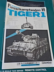 Bandai 1/15 Scale Remote Control Panzerkampfwagen VI/TIGER I–SEALED PARTS