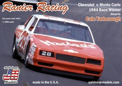 Salvino Jr. 1984 Hardee’s Ranier Yarborough Monte Carlo NASCAR model kit 1/25