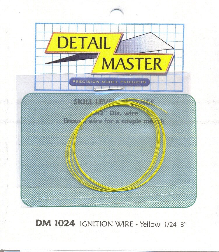 Detail Master 1024 x 1/24-1/25 2ft. Ignition Wire Yellow