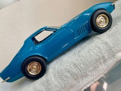 AMT Ertl 1970 Chevy Corvette LT-1 Mulsanne Blue with custom Black interior