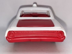 1964 Ford (sort of) Police 2door Hardtop 1/25 GAY TOYS Red/White Plastic Coaster