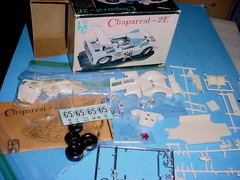Vintage IMC 1:25 Hall CHAPARRAL 2E RACE CAR Model Kit # 116 – 200