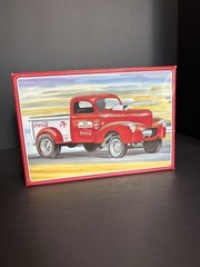 AMT Coca-Cola 1940 Willys Pickup Truck Model Kit 1:25 Sealed Parts Unbuilt