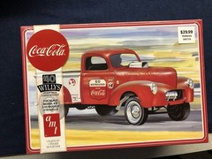 AMT Coca-Cola ’40 Willys Gasser Pickup KIT#1145M Factory Sealed