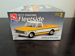 AMT Ertl 1972 Chevrolet Fleetside Model Car Kit 1:25 ~ Sealed bags