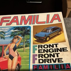 Mazda KB323 Familia & Gal Model Kit No. 955-700 Nitto 1/24 See Description