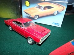 Vintage Lot 6 Built 1:24 Scale Model Car Kits Junkyard Lot Dodge Mopar GTX Charg