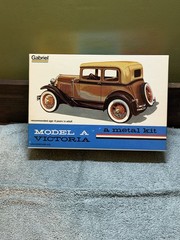 Vintage Gabriel Model A Victoria Metal Kit No 4866 Unassembled W/ Box Parts