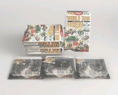 Takara 1:144 World Tank Museum Series 08 WW2 US Tanks Lot of 3 [B]