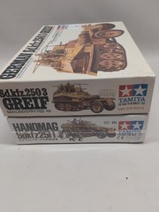 Lot(2) Tamiya Kits MM213 German SD.KFZ.250/3 Greif & 35020 Hanomag Sdkfz251/1