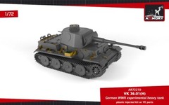 Armory Models AR72210 Scale 1:72 VK 36.01(H) German WWII Experimental Heavy Tank