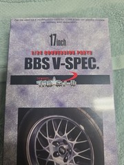 1/24 BBS V-Spec 17″ Tire & Wheel Set Plastic Model Part Kit Fujimi 19307