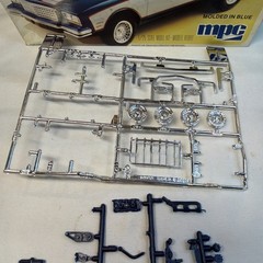 MPC Class Action Monte Carlo Vintage Blue Model Kit Missing Pieces For Parts
