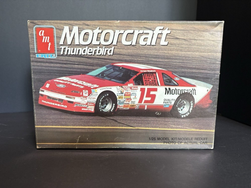AMT ERTL Motorcraft Thunderbird #15 Morgan Shepherd NASCAR Model Kit 1/25 6730