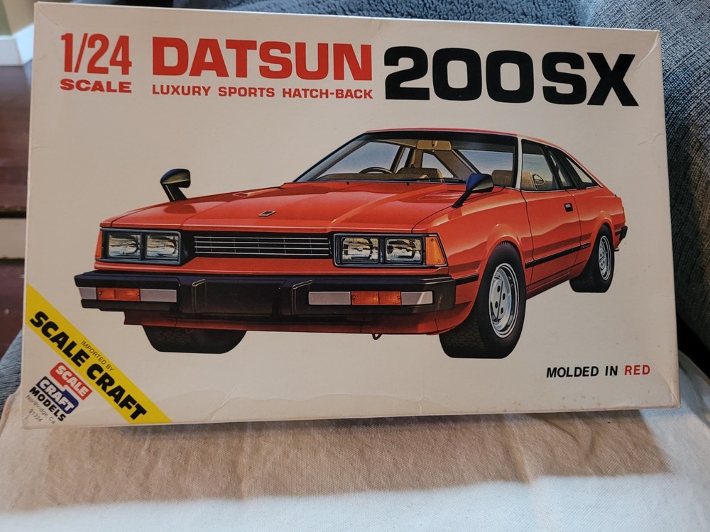 Vintage 70’s/80’s Scale Craft Datsun 200SX Model Kit Unbuilt 1/24