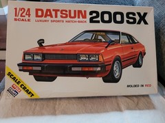 Vintage 70’s/80’s Scale Craft Datsun 200SX Model Kit Unbuilt 1/24