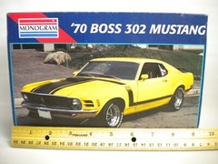 BOX ONLY 1995 Monogram ’70 Boss 302 Ford Mustang Model Kit 1:24 Free Shipping