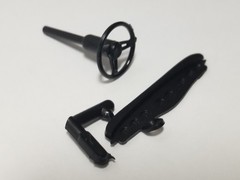 1932 Ford Sedan Delivery DASH & STEERING WHEEL from MPC 1:25 Model Kit 32